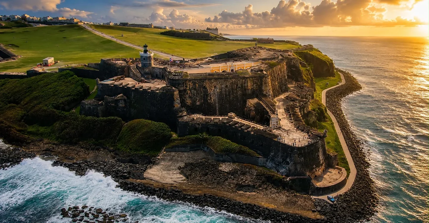 El Morro, Puerto Rico at sunset